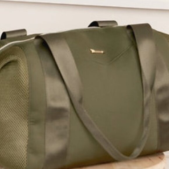 Stella & Dot Crush It Olive Duffel Bag - Picture 2 of 5